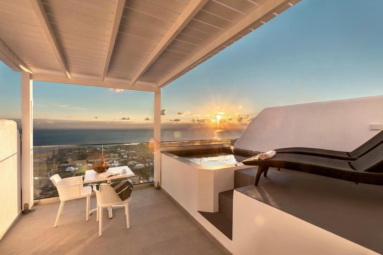 La Estrella 4 Suites With Sea View & 4 Prive Hot Tub Vourvoúlos Esterno foto