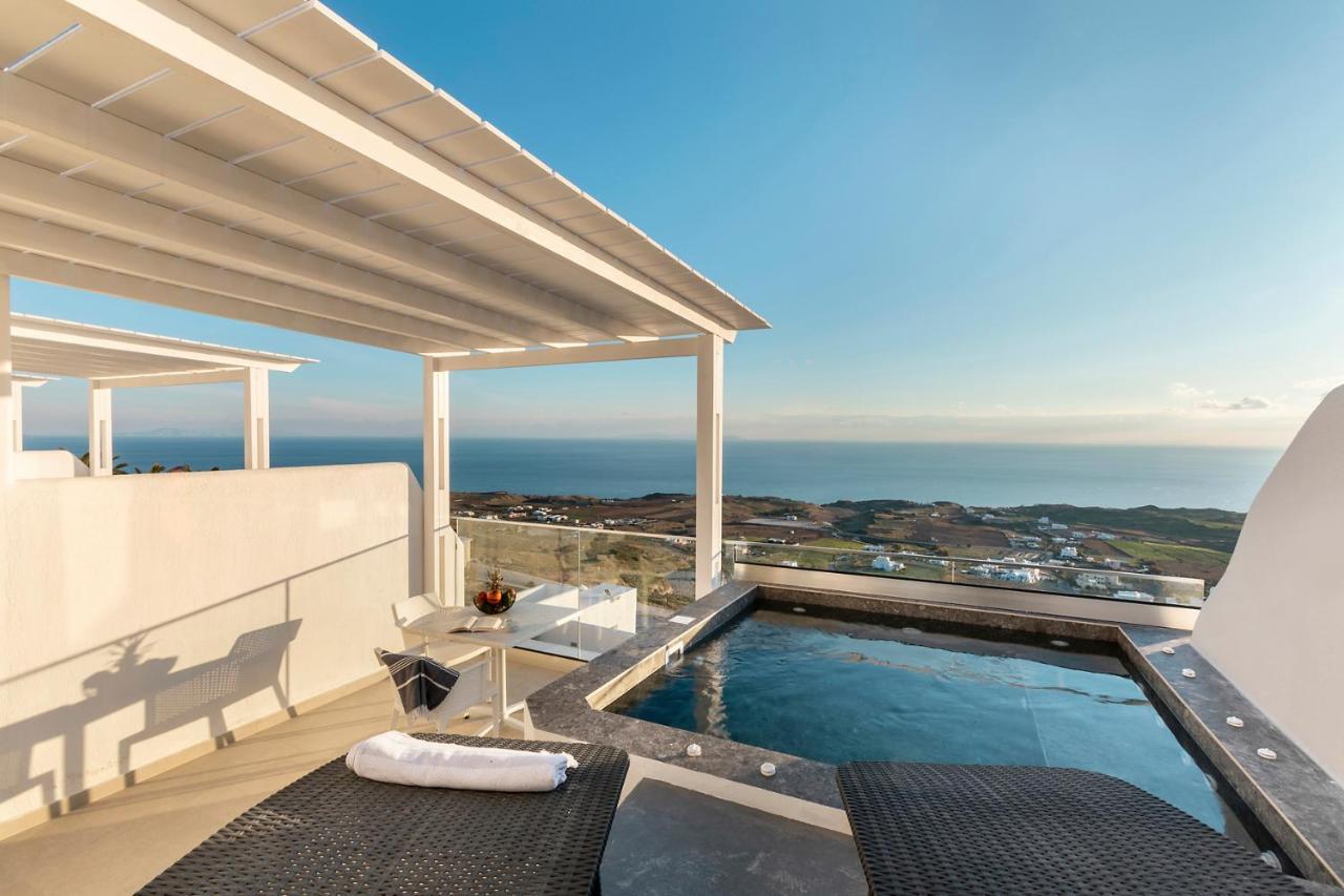 La Estrella 4 Suites With Sea View & 4 Prive Hot Tub Vourvoúlos Esterno foto