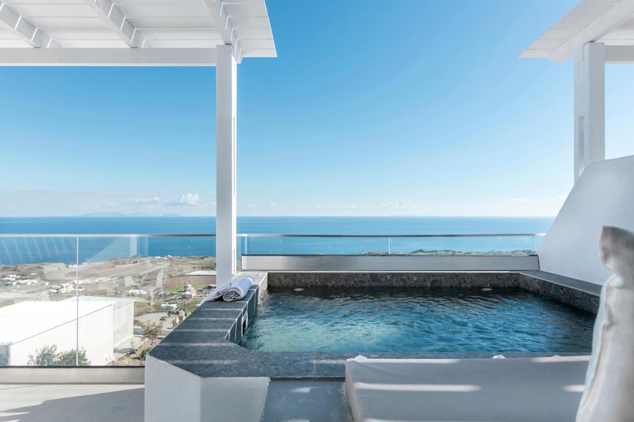 La Estrella 4 Suites With Sea View & 4 Prive Hot Tub Vourvoúlos Esterno foto