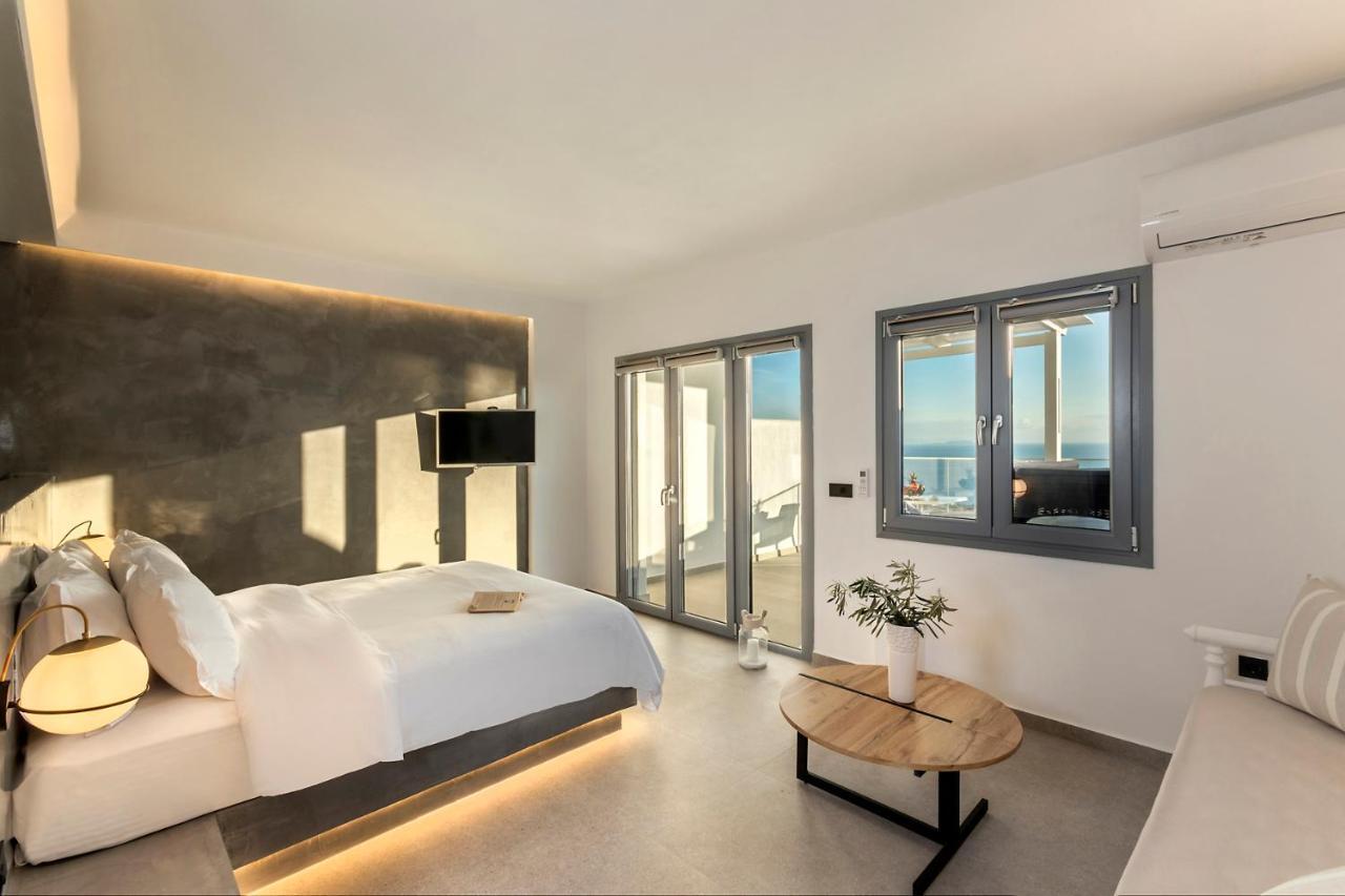 La Estrella 4 Suites With Sea View & 4 Prive Hot Tub Vourvoúlos Esterno foto