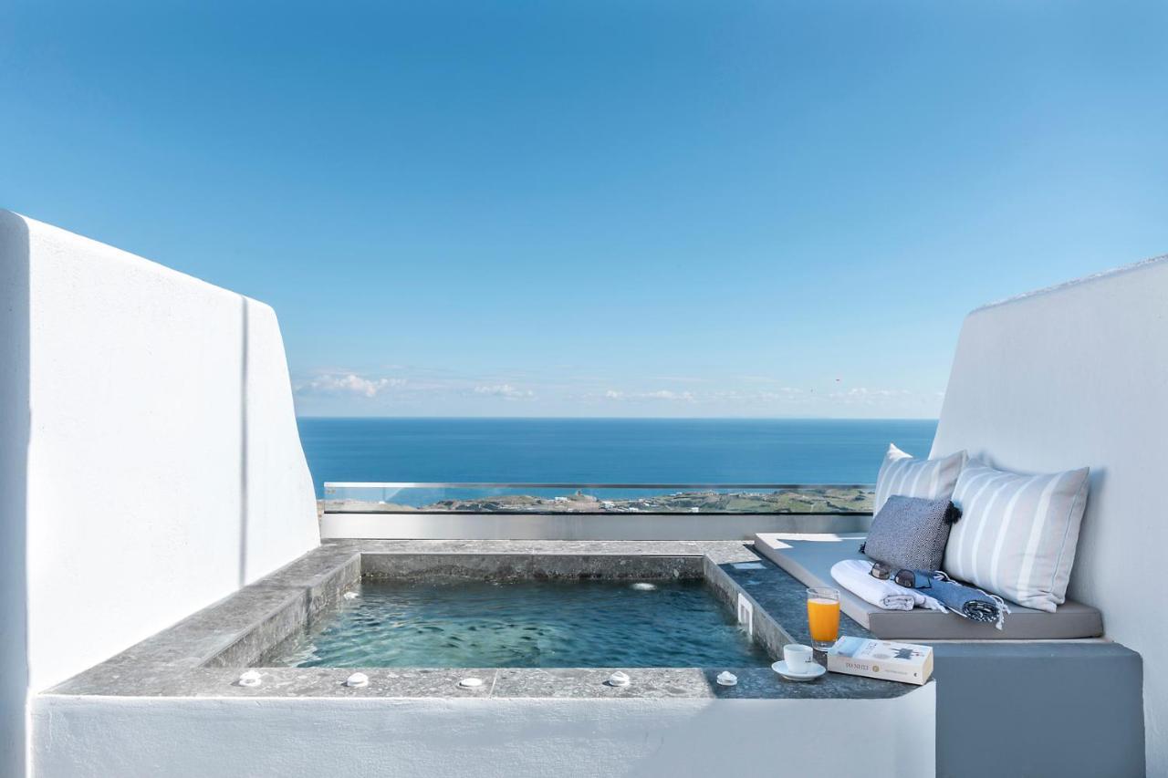 La Estrella 4 Suites With Sea View & 4 Prive Hot Tub Vourvoúlos Esterno foto